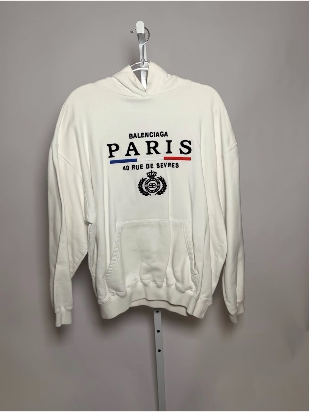 Balenciaga Paris Logo Pullover Hoodie